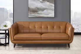 seymour sofa in cognac top grain