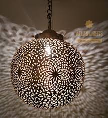 Ceiling Lamp Moroccan Pendant Brass