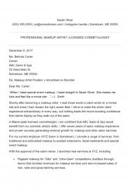 free makeup artist cover letters for resume