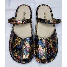 Alegria Tuscany Floral Shoes Size 41