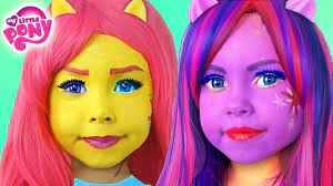kids makeup my little pony with colors