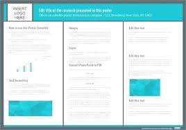 Scientific Poster Templates A 3 4 Word Template Conference Publisher