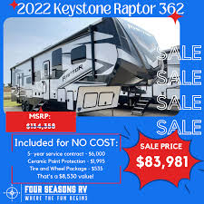new 2022 keystone rv raptor 362