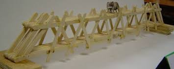 popsicle stick bridges the artful crafter