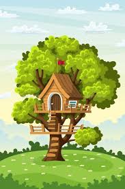 Treehouse On A Meadow Tree House