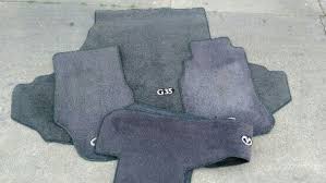 dark gray original carpet floor mats