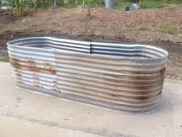 Raised Garden Bed Curved Corrugated 3m