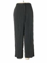 Details About Briggs New York Women Gray Casual Pants 20 Plus
