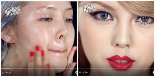 korean makeup artist transforms herself
