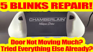 5 blinks on led garage door repair