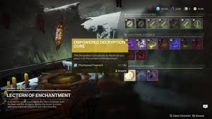 Divinity Exotic Quest And The Vex Cores