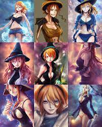 Nami, One Piece anime character beautiful digital | Stable Diffusion |  OpenArt