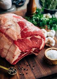 Prime rib is a classic roast beef preparation made from the beef rib primal cut, usually roasted with the bone in and served with its natural juices. Slow Roasted Prime Rib Standing Rib Roast Striped Spatula