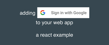 Create the express app backend. Adding Google Sign In To Your Webapp A React Example By Danny Perez Codeburst