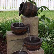 Outdoor Tiered Water Fountain