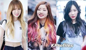 female idol looks best with ombre hair