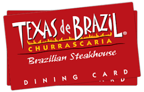 All gift cards and company names are trademarks™ or registered® trademarks of their respective holders. Purchase A Gift Card From Texas De Brazil Texas De Brazil Gift Card Cards