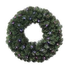 Twinkly 24 Inch Pre Lit Led Wreath Outdoor Christmas
