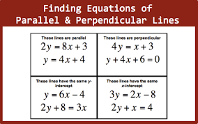Parallel And Perpendicular Lines Math