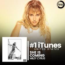 Finally Sheiscoming By Miley Cyrus Has Debuted At 1 On