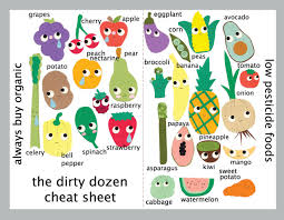 Dirty Dozen And Clean Fifteen Store Bought Fruit And