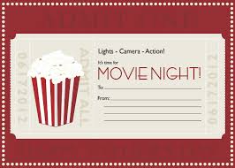 Movie Gift Certificate Templates Gift Certificate Templates
