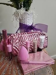 ulta beauty 9 pc satin pink bag gift
