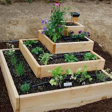 photo via raised bed vegetable garden