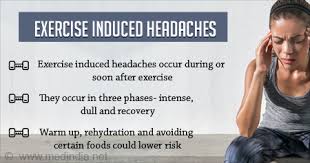 exercise induced headaches health tips