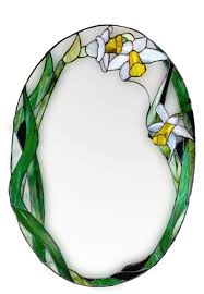narcis mirrors stained glass mirror