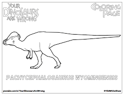 You can now print this beautiful dinosaur pachycephalosaurus coloring page or color online for free. Your Dinosaurs Are Wrong On Twitter Today Is The Day Join Us On Youtube At 3pm Edt For Chill Coloring Time With Steven Hang Out Talk Dinosaurs For A Few Hours And