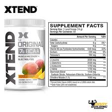 xtend original bcaa powder 30 servings