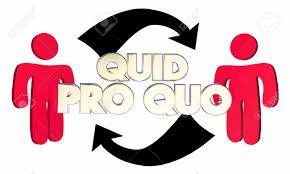 Image result for images for Quid Pro Quo