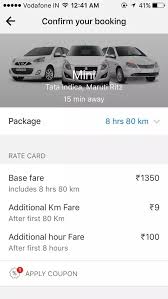 Can I Book A Ola Cab Or Uber Cab For 4 5 Hours Quora