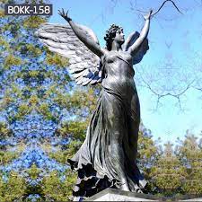 Life Size Bronze Angel Garden Statues