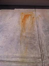 battery acid stains on colored concrete