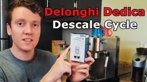delonghi dedica descale cycle tutorial