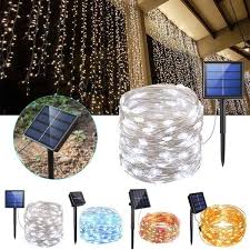 Shop 200 Led Solar String Lights 8 Modes Solar Powered Wire Fairy Lights Waterproof Indoor Outdoor Lighting 72ft Decorative Light Overstock 29009555