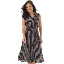 Womens Apt 9 Sleeveless Midi Shirt Dress Kohls In 2019