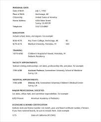 Doctor Resume Template Pdf Resume Examples Resume