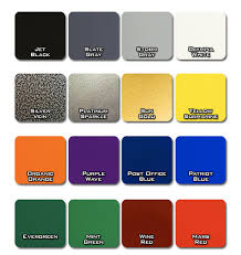 Legend Paint And Upholstery Color Chart