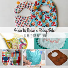 How To Make A Baby Bib 12 Free Bib Patterns