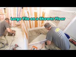 Large Shower Floor Tile Methods For