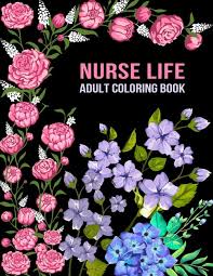 nurse life coloring book funny