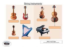 Bowed string instruments are a subcategory of string instruments that are played by a bow rubbing the strings. String Instruments Names Worksheet