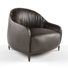 Modern Leather Single Sofa Person 3d