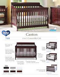 delta children canton 4 in 1 crib