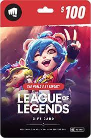 When you look up the gift cards that riot takes. Amazon Com League Of Legends 100 Gift Card Na Server Only Online Game Code Video Games
