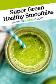 healthy super green smoothies urban