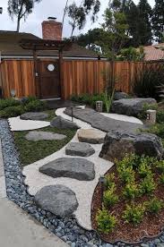 pebble garden ideas for a low